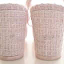 Chanel Pink Tweed Slingback...