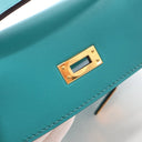 Hermes Bleu Paon Swift Kell...