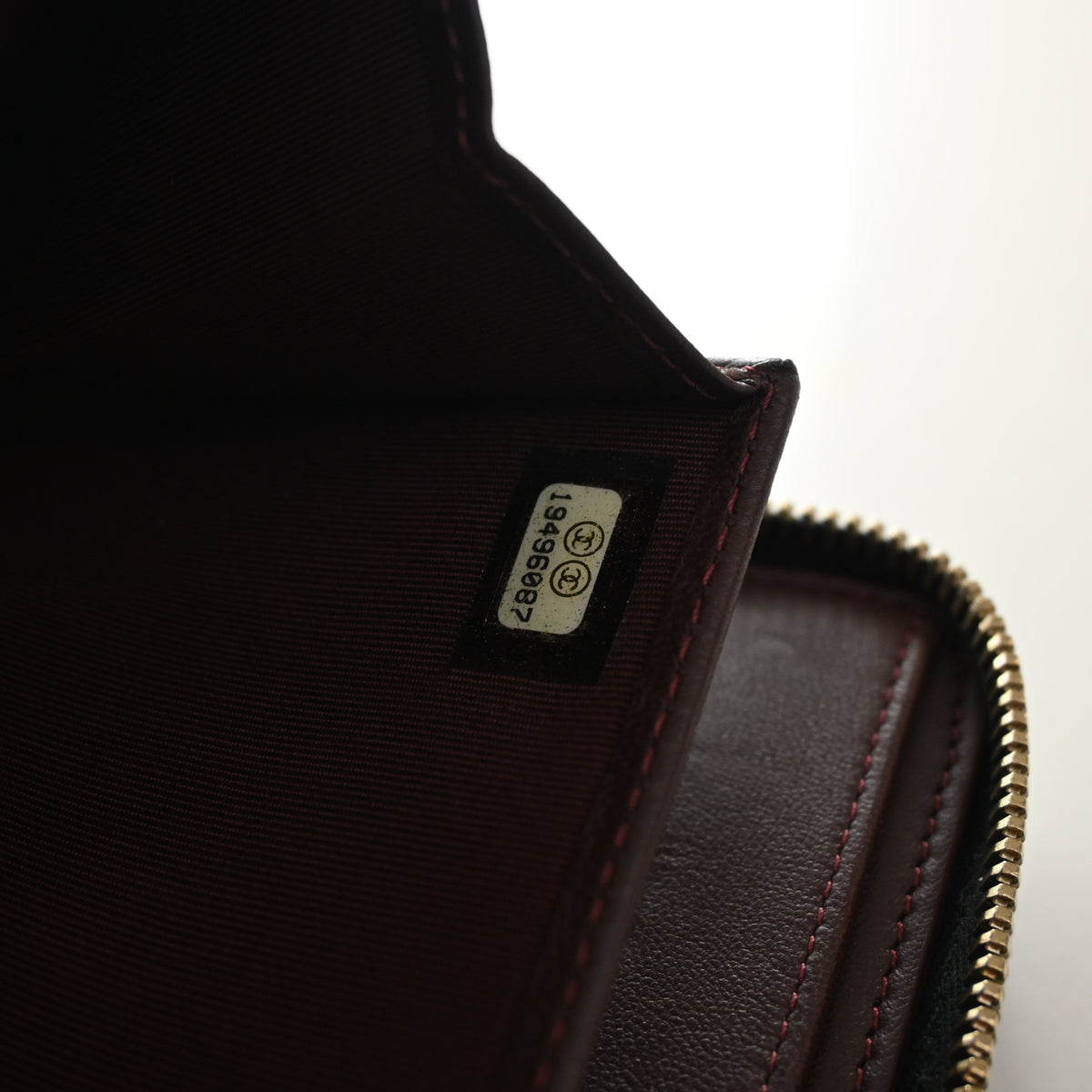 Chanel Lambskin Zip Around Clutch, photo 13 of 14