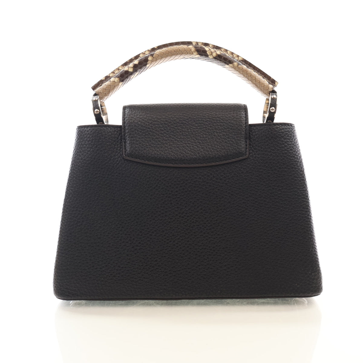 Louis Vuitton Python-Trimmed Taurillon Capucines BB, photo 12 of 16