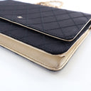 Chanel Bicolor Satin Diamon...