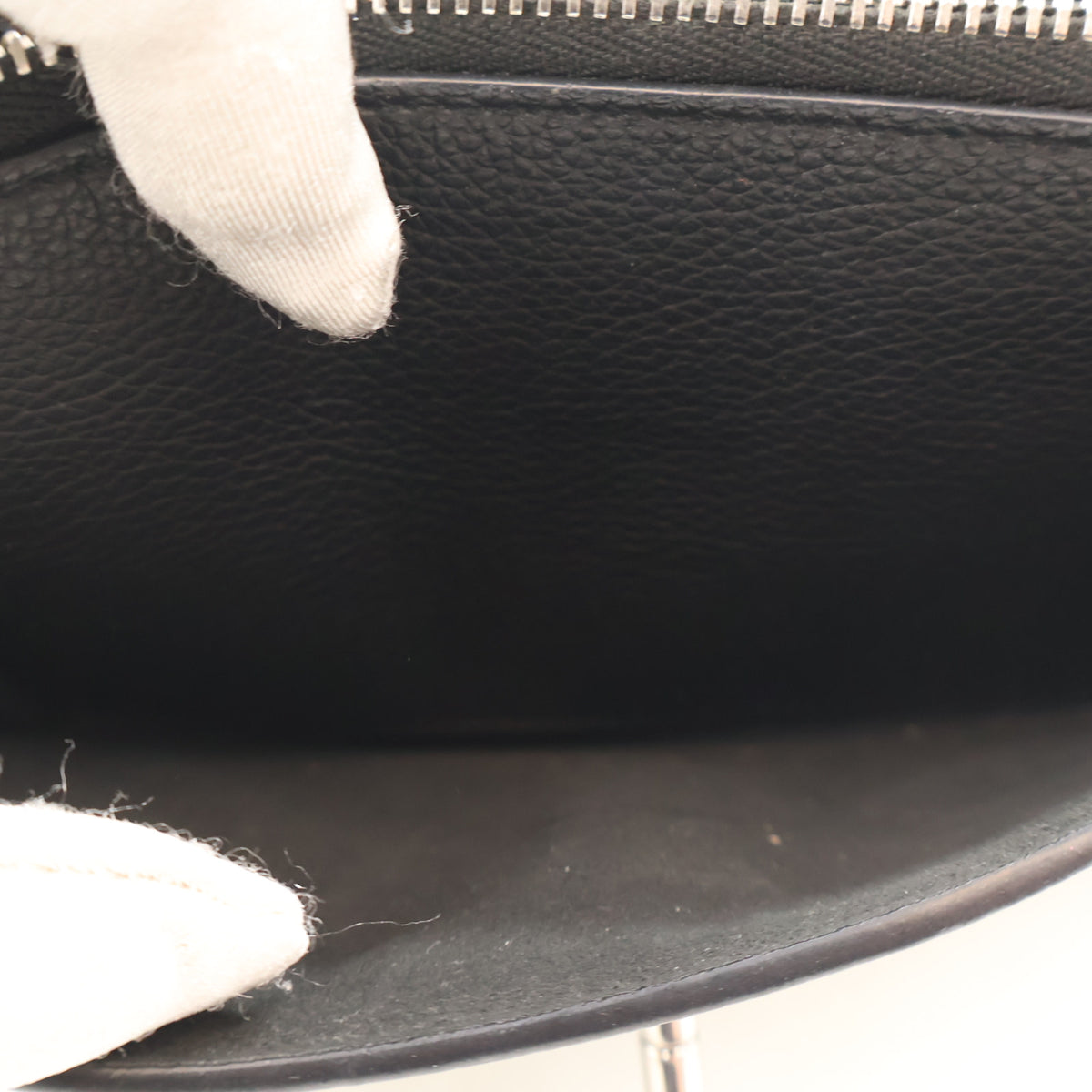 Pre-Owned Louis Vuitton Pochette Calfskin Mylockme Chain, open interior with lining, photo 14 of 16