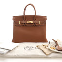 Hermes Gold Togo Birkin 25 