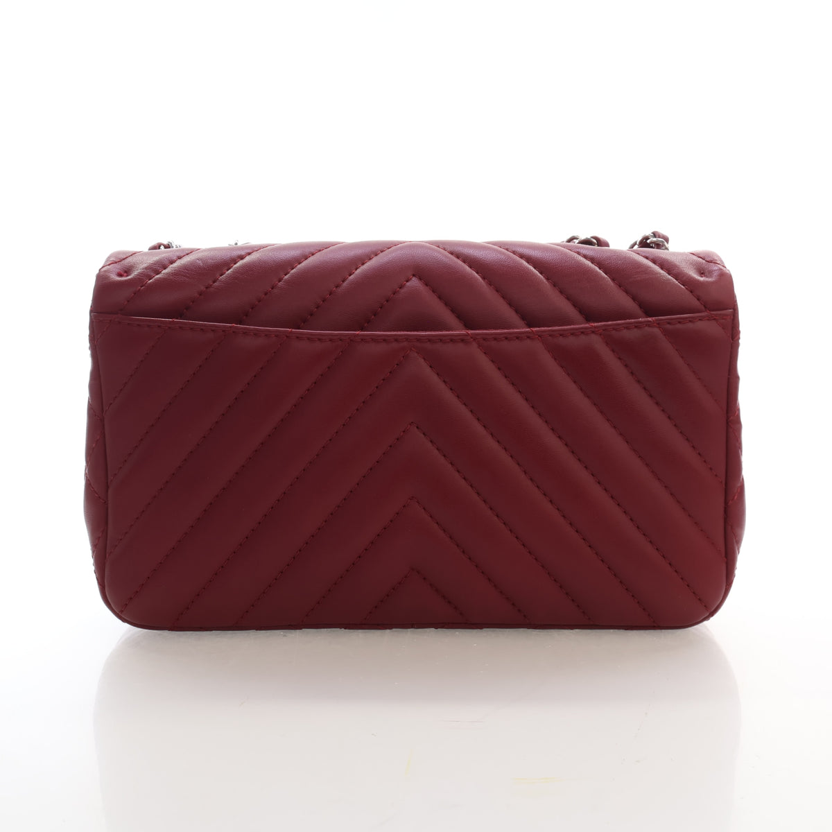 Chanel Medium Lambskin Surpique Chevron Flap, photo 11 of 17