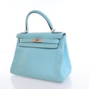 Hermes Bleu Atoll Kelly 28