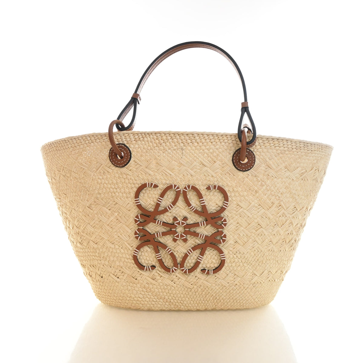 Loewe Small Raffia Anagram Basket Bag, photo 1 of 14