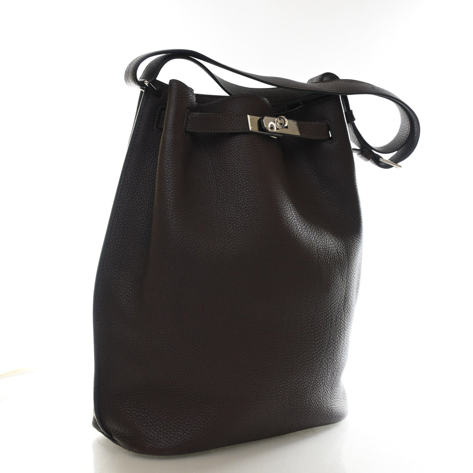 Hermes Chocolat Clemence So Kelly 26