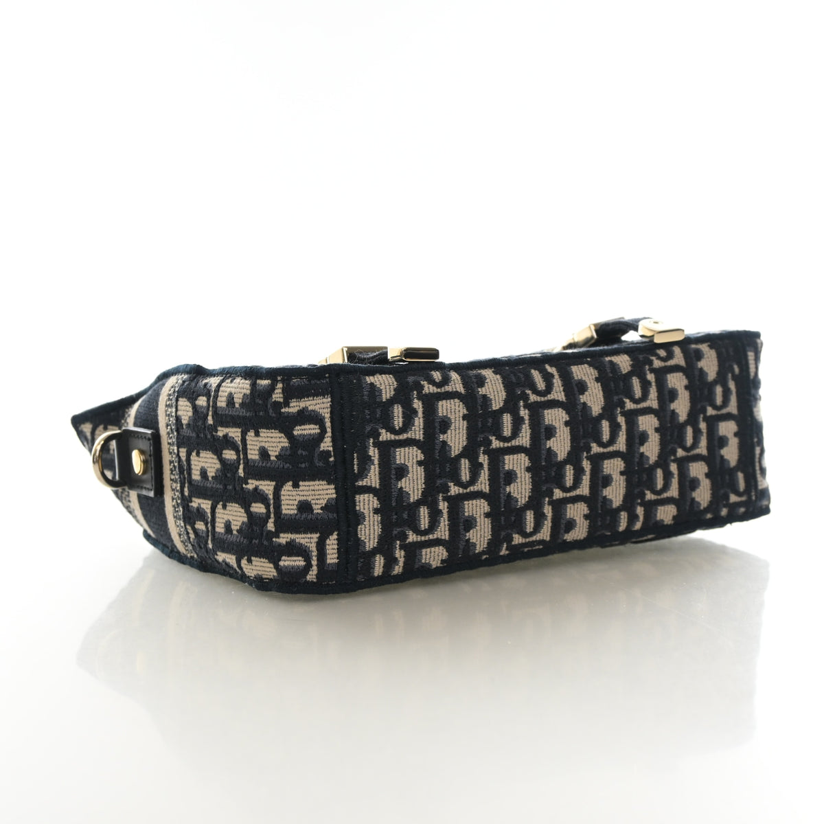 Pre-Owned Christian Dior Small Oblique Diorcamp Bag, side profile
