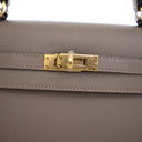 Hermes Gris Asphalt Epsom K...