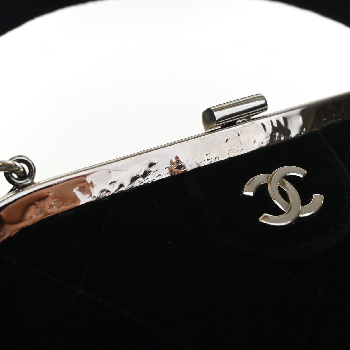 Chanel Vintage Velvet Frame Top Handle Bag, photo 17 of 18