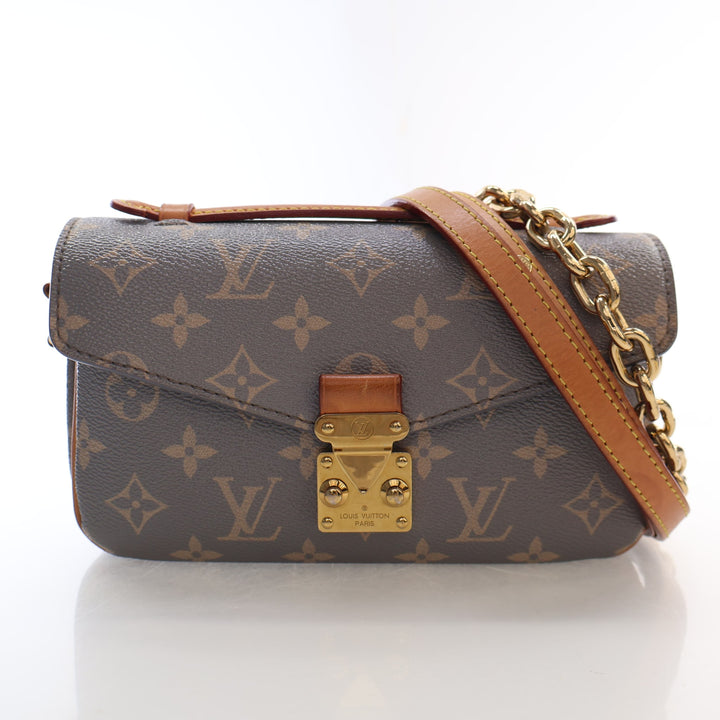 Louis Vuitton Canvas Monogram Pochette Metis East West