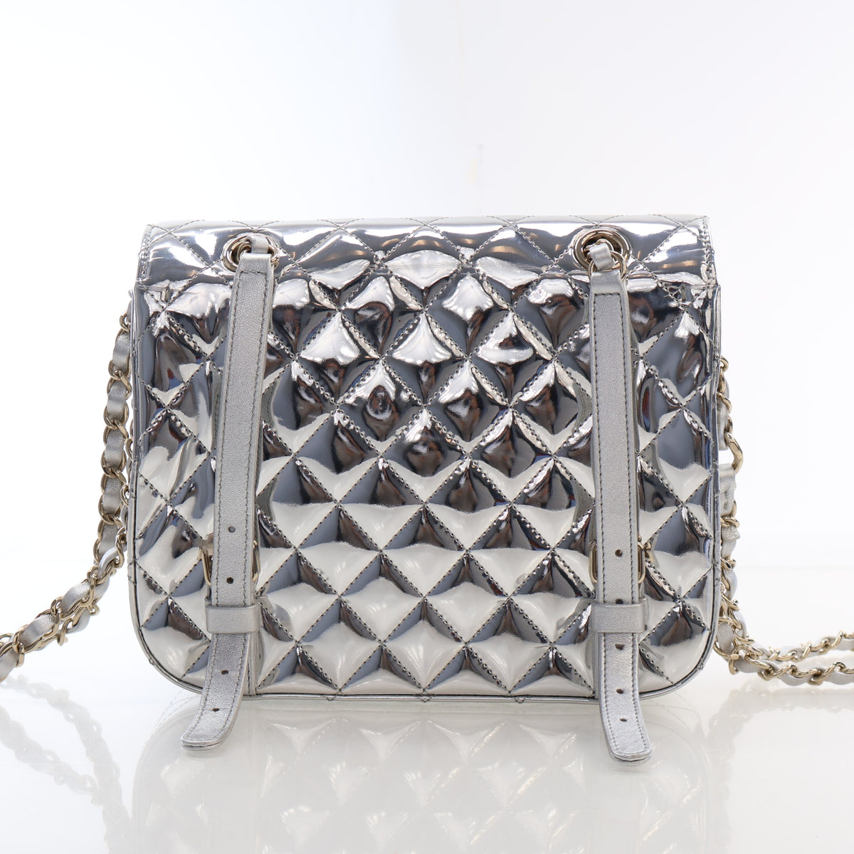Chanel Medium Patent Hollywood Boulevard Backpack, photo 11 of 18