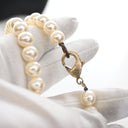 Chanel CC Cluster Pearl Nec...