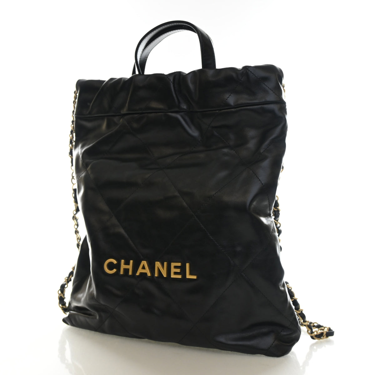 Chanel Shiny Calfskin 22 Backpack, photo 3 of 15