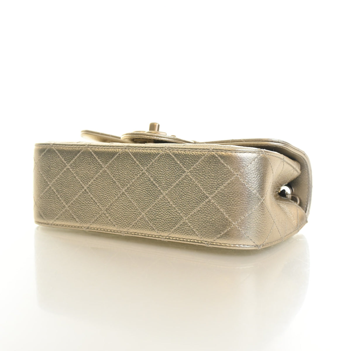 Chanel Mini Caviar Rectangular CC Slide Flap Bag, photo 7 of 15
