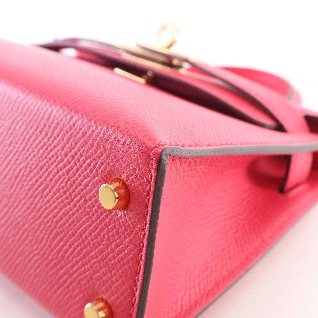 Hermes Rose Extreme Epsom Mini Kelly, photo 9 of 17