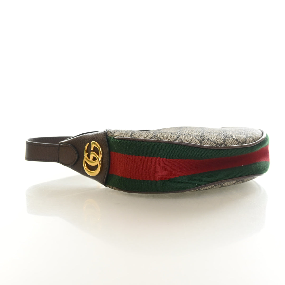 Gucci Mini GG Supreme Ophidia Half Moon Hobo, photo 4 of 14
