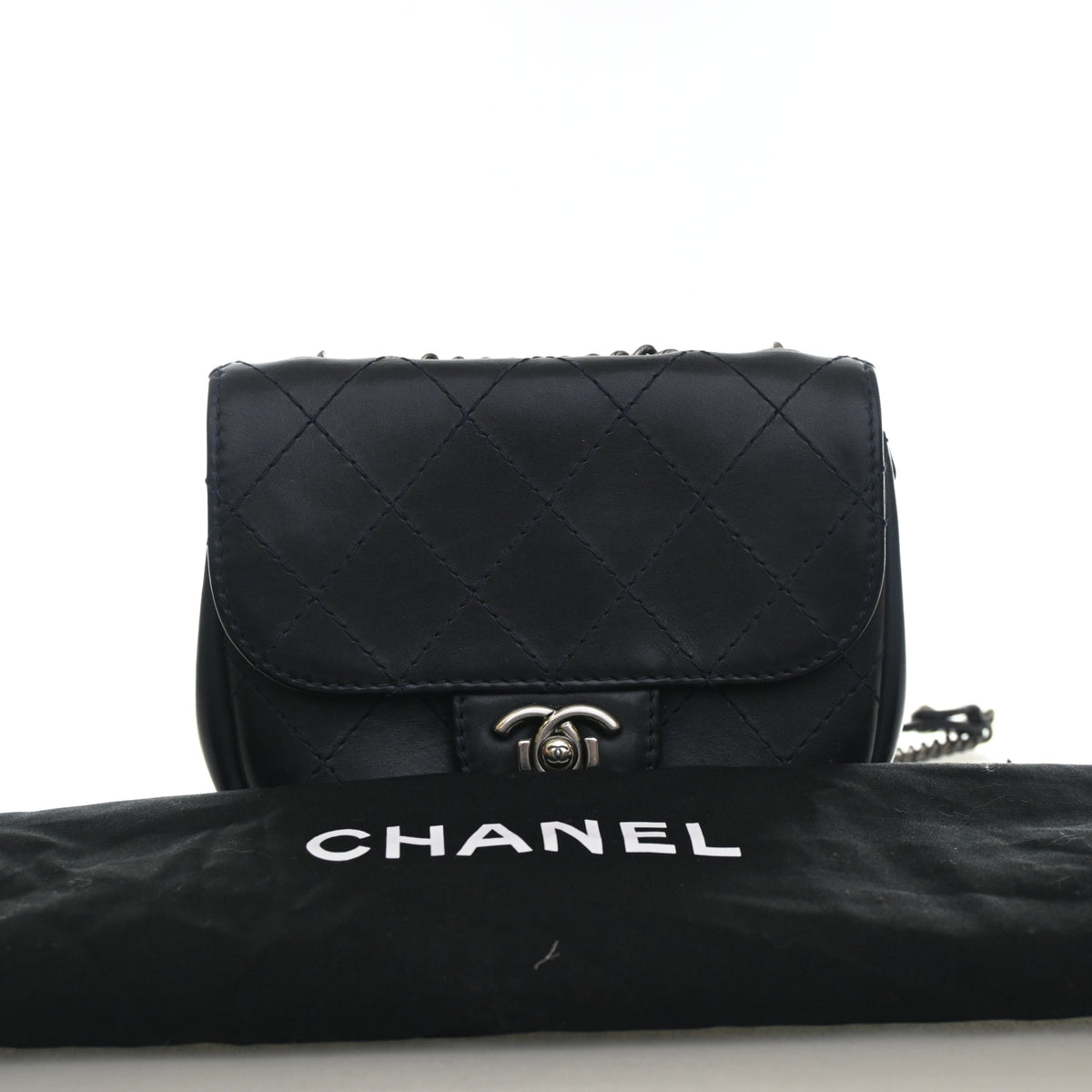 Chanel Small Calfskin Stitch CC Flap, photo 18 of 18