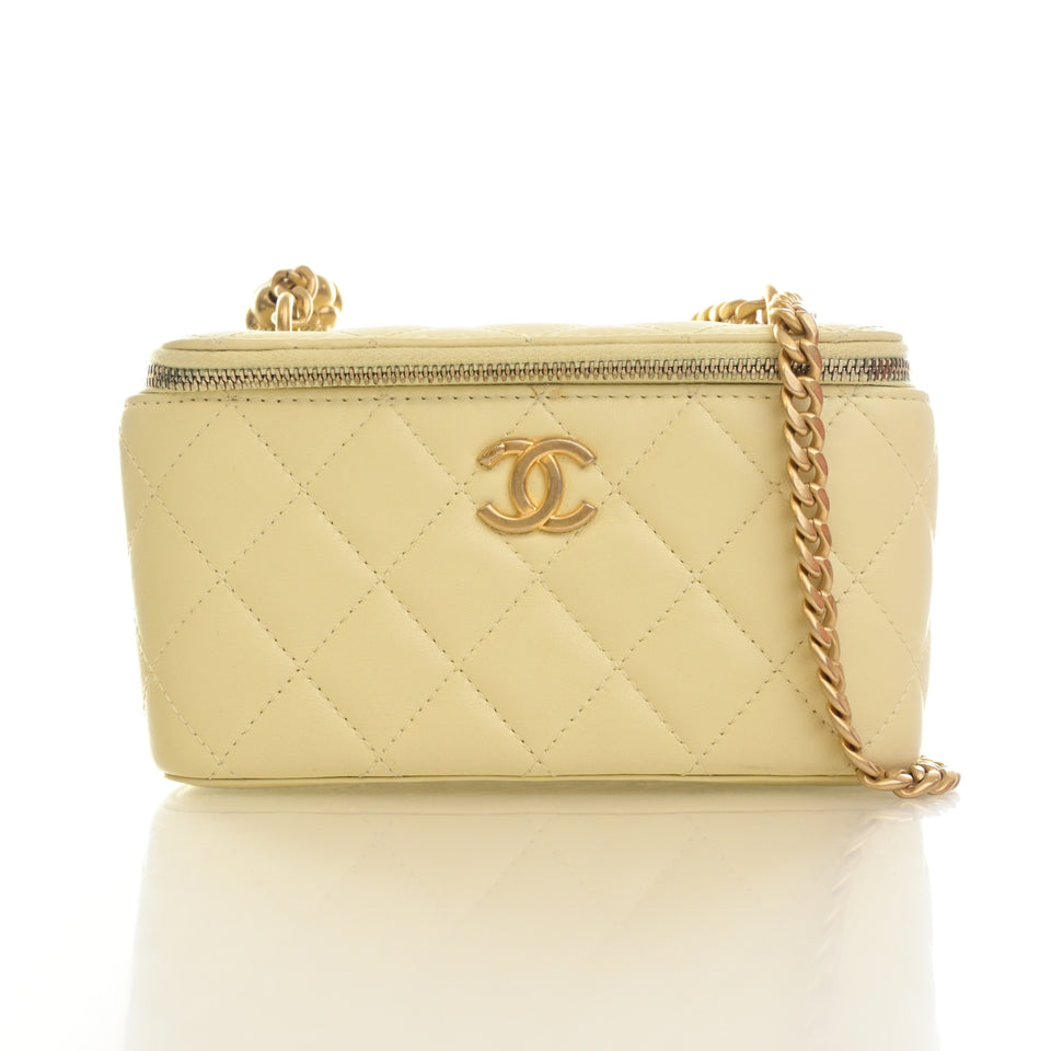 Chanel Small Lambskin Pearl Crush Vanity