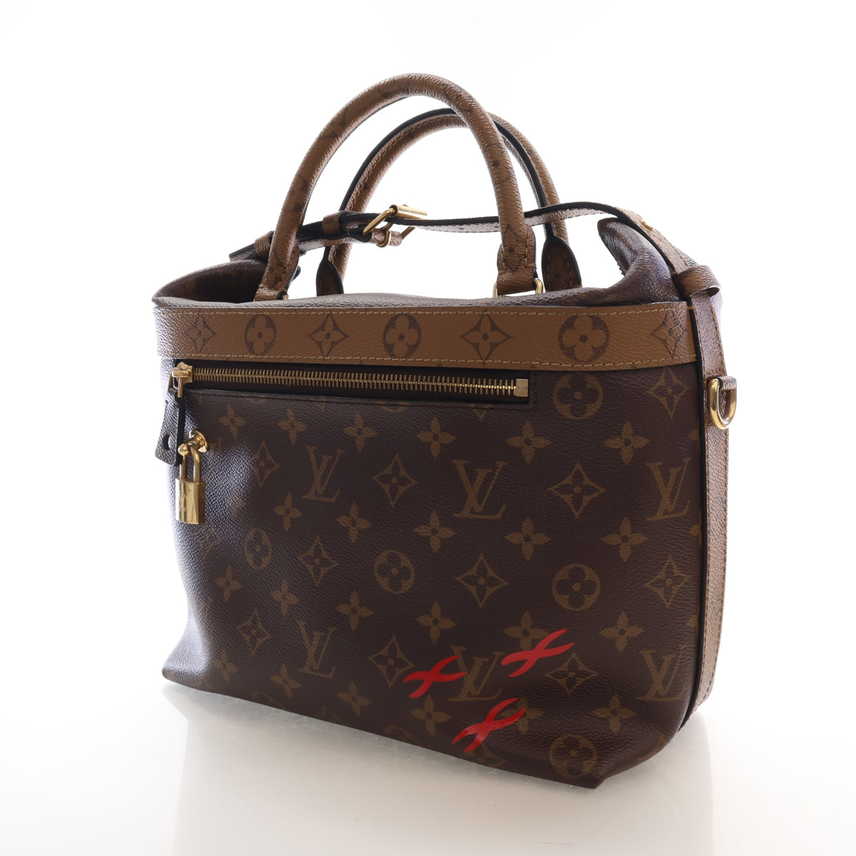 Pre-Owned Louis Vuitton PM Reverse Monogram City Cruiser Bag, three-quarter view, photo 4 of 19