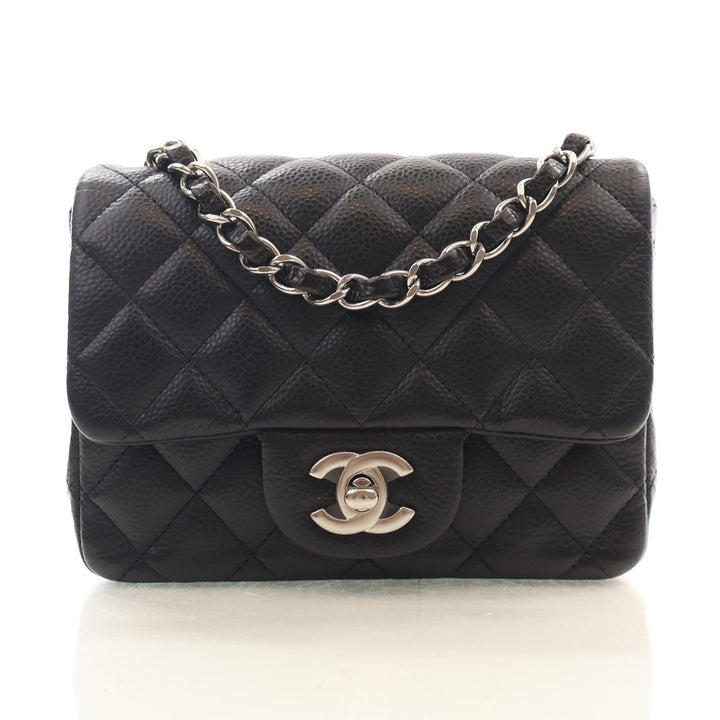 Chanel Mini Caviar Square Classic Flap Bag