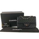 Chanel Mini Black Caviar Ch...