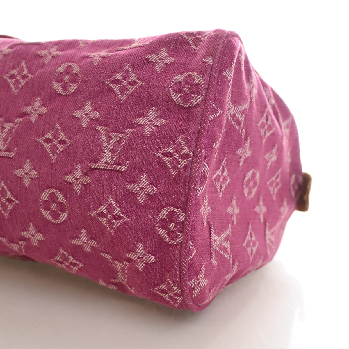 Vintage Louis Vuitton Speedy Monogram Denim Neo, base view