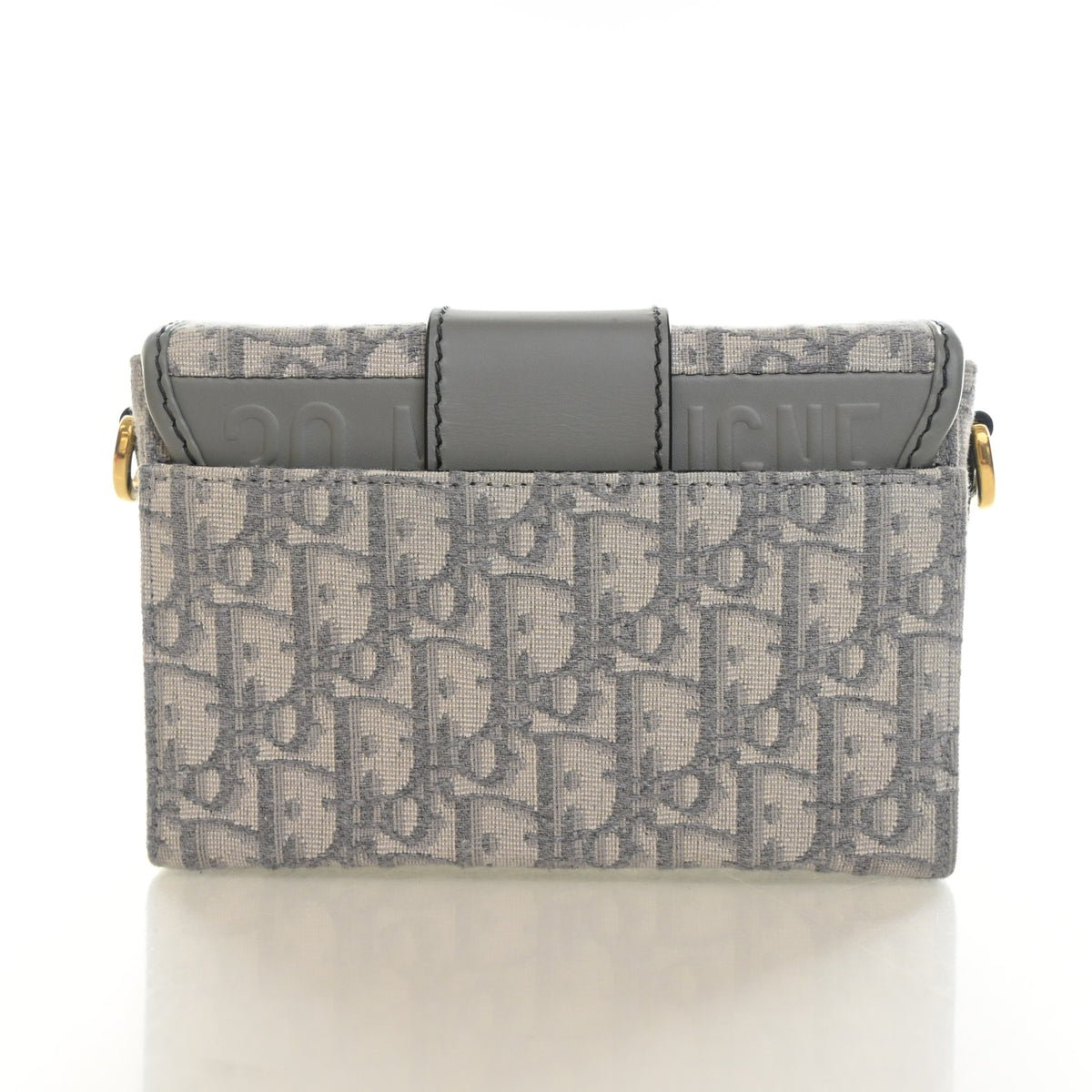 Pre-Owned Christian Dior 30 Oblique Montaigne Box Bag, back view