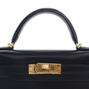 Hermes Noir Box Calf Mini K...