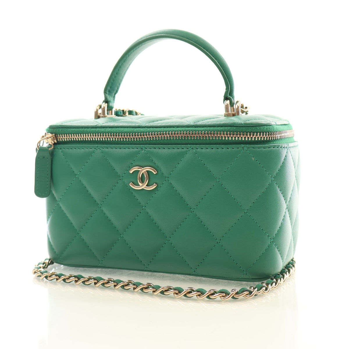 Chanel Lambskin Top Handle Vanity Case, photo 3 of 16