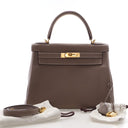 Hermes Etoupe Togo Kelly 28