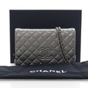 Chanel Calfskin Metallic Qu...