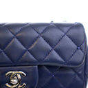 Chanel Mini Blue Lambskin C...