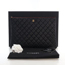 Chanel Large Lambskin Pouch