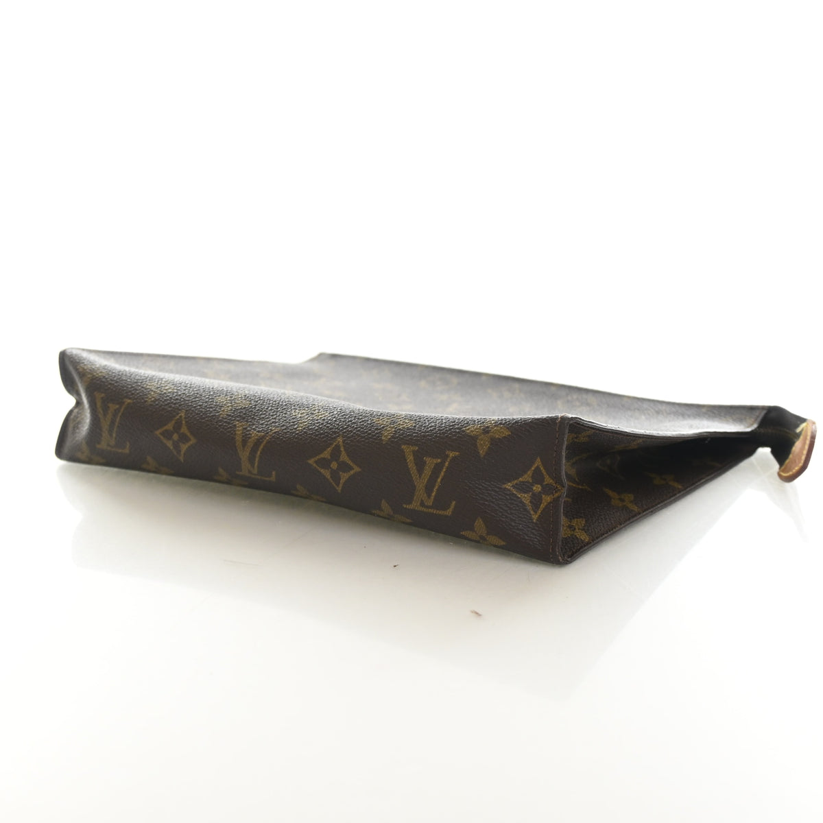 Vintage Louis Vuitton 26 Monogram Toiletry Pouch, side view