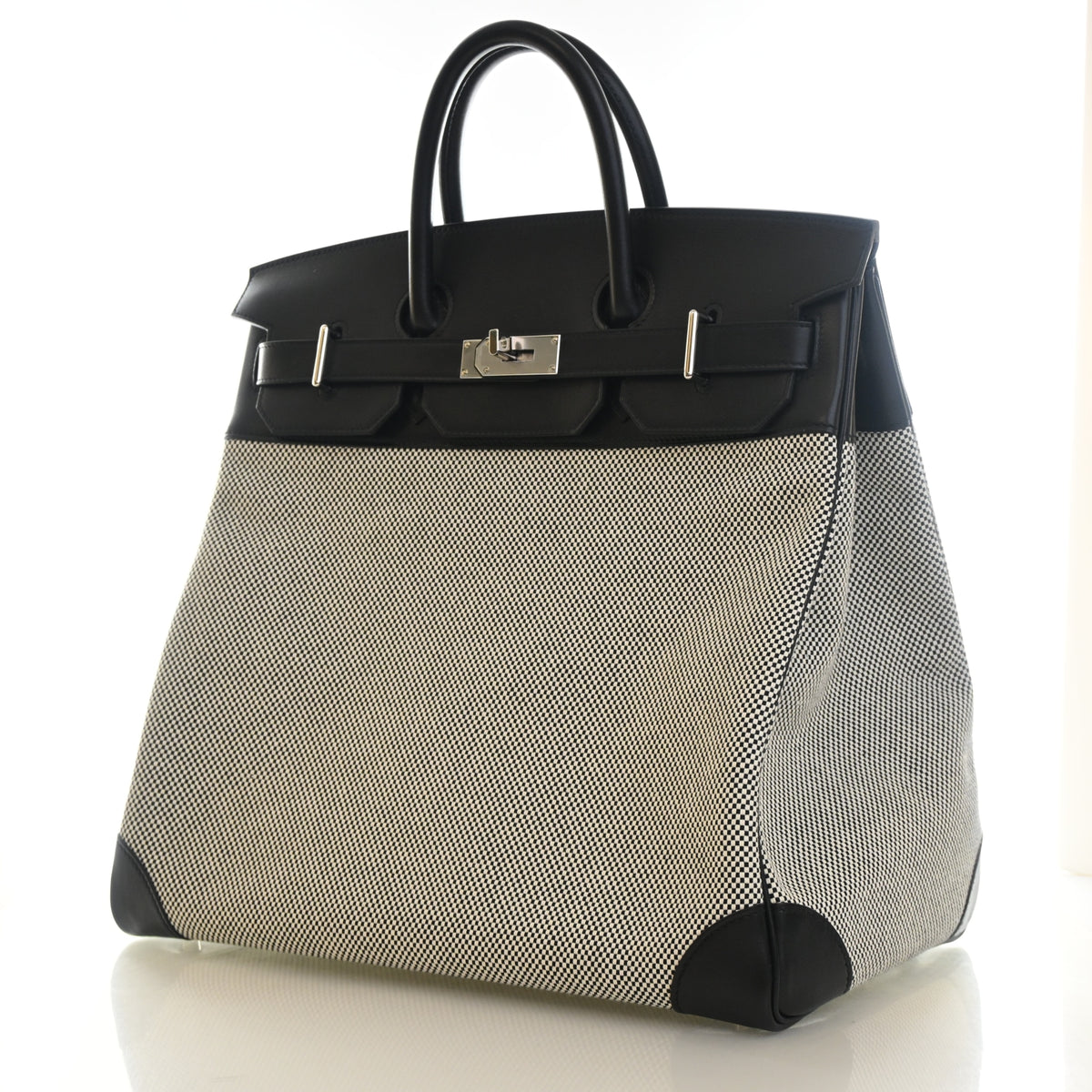 Hermes Noir Criss Cross Toile HAC Birkin 40, photo 3 of 17