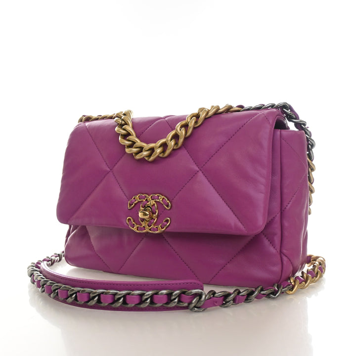 Chanel Medium Lambskin 19 Flap Bag