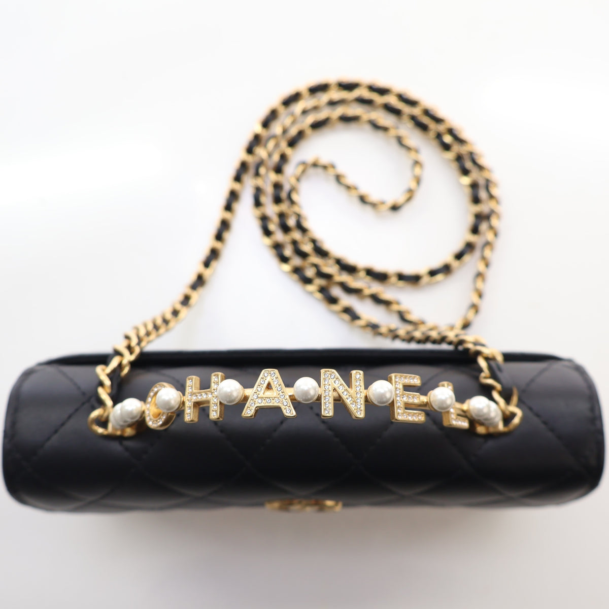Chanel Lambskin Top Handle Phone Holder With Chain, photo 11 of 20