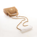 Chanel Nano Raffia Kelly Sh...