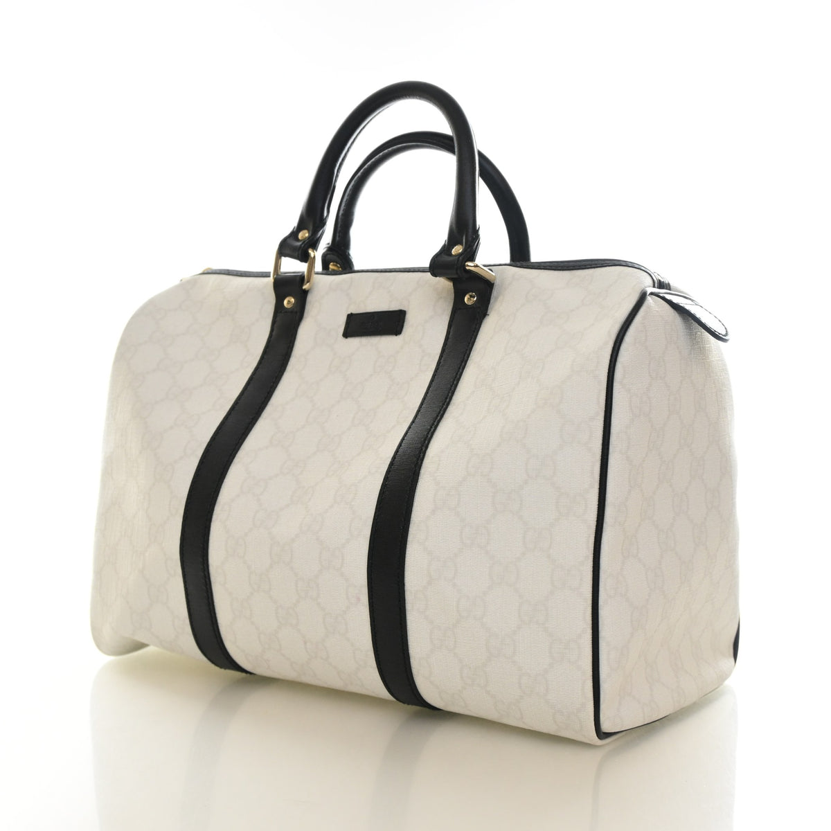 Pre-Owned Gucci Medium GG Supreme Joy Boston Bag, three-quarter view