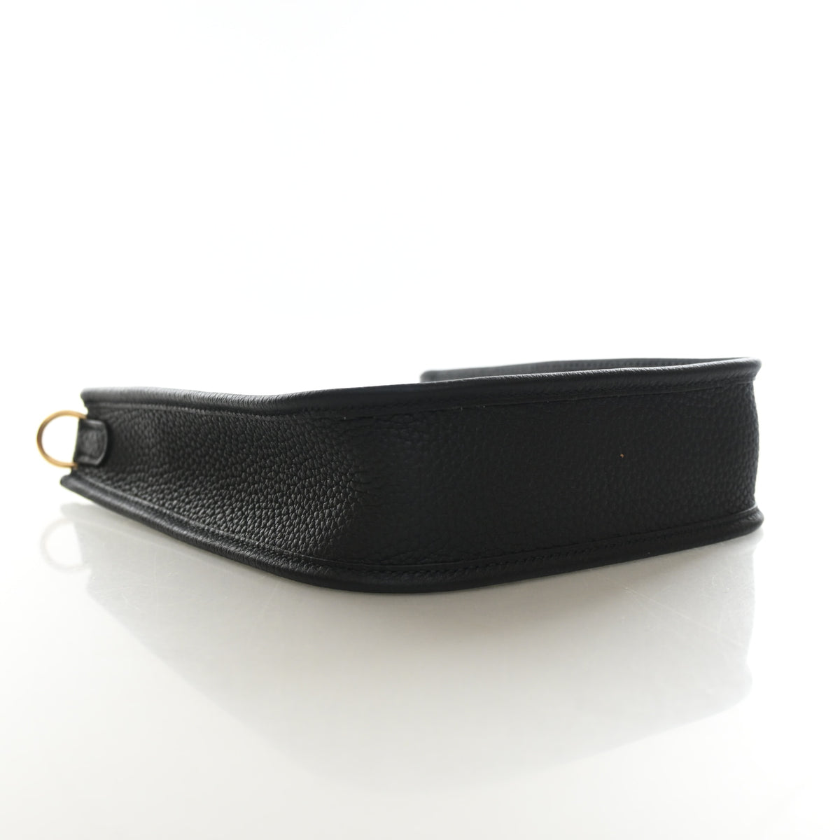 Pre-Owned Chanel Evelyne TPM Hermes Noir Clemence Leather 16, side profile