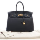 Hermes Noir Togo Birkin 35