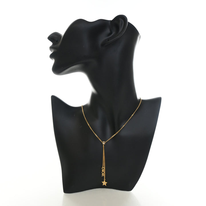 Christian Dior Star Lariat Necklace