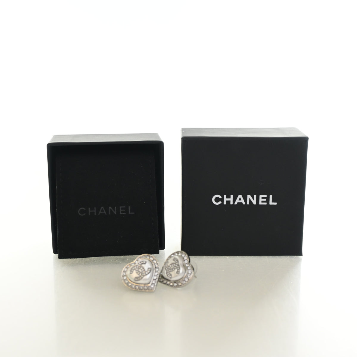 Chanel Pearl CC Heart Earrings, photo 8 of 8