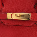 Hermes Rouge Casaque Togo B...