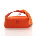 Hermes Orange Feu Toile Bri...