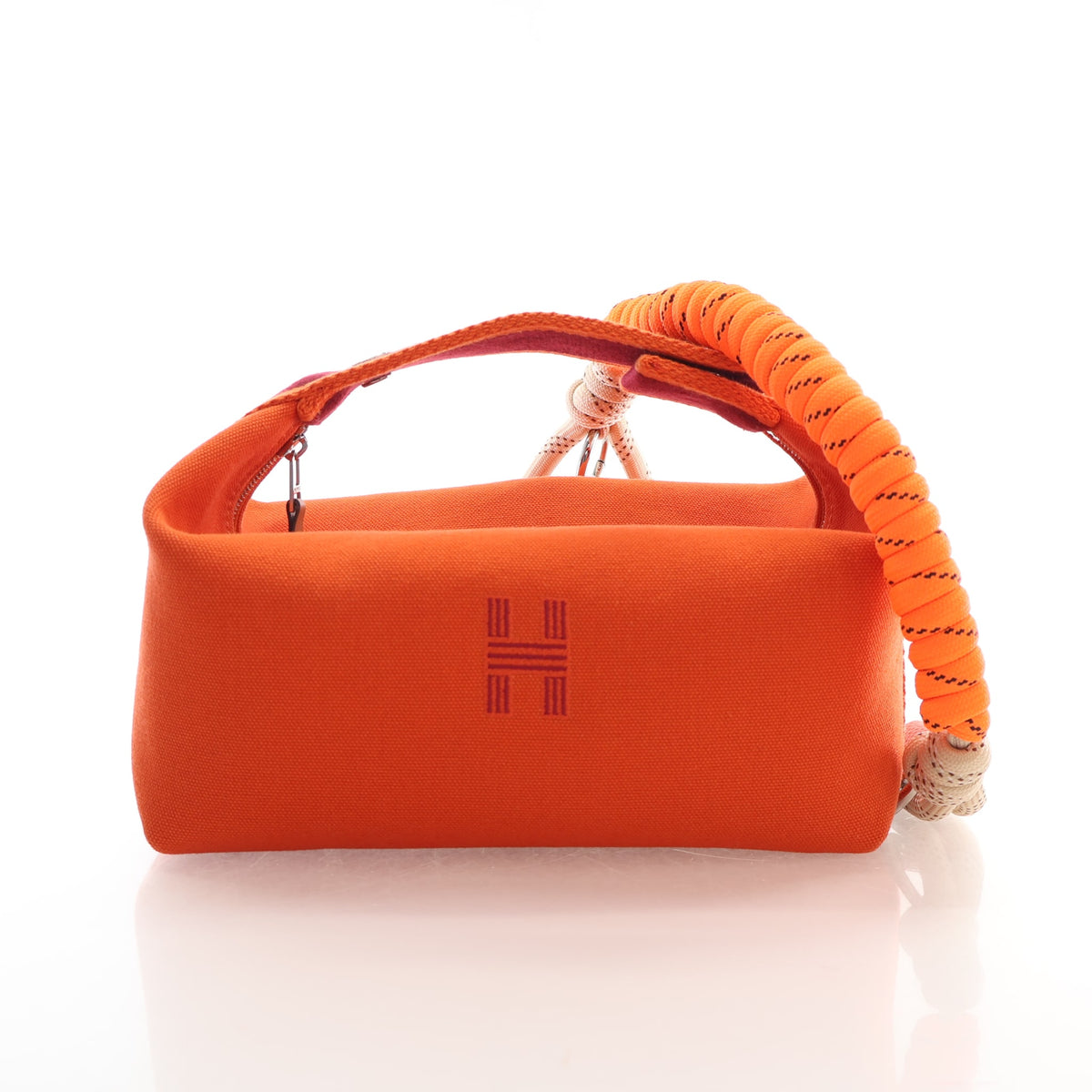Hermes Orange Feu Toile Bride-A-Brac Case Small Model, photo 1 of 17