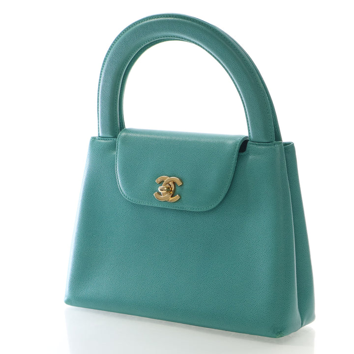 Chanel Mini Caviar Vintage Kelly Shopper Bag
