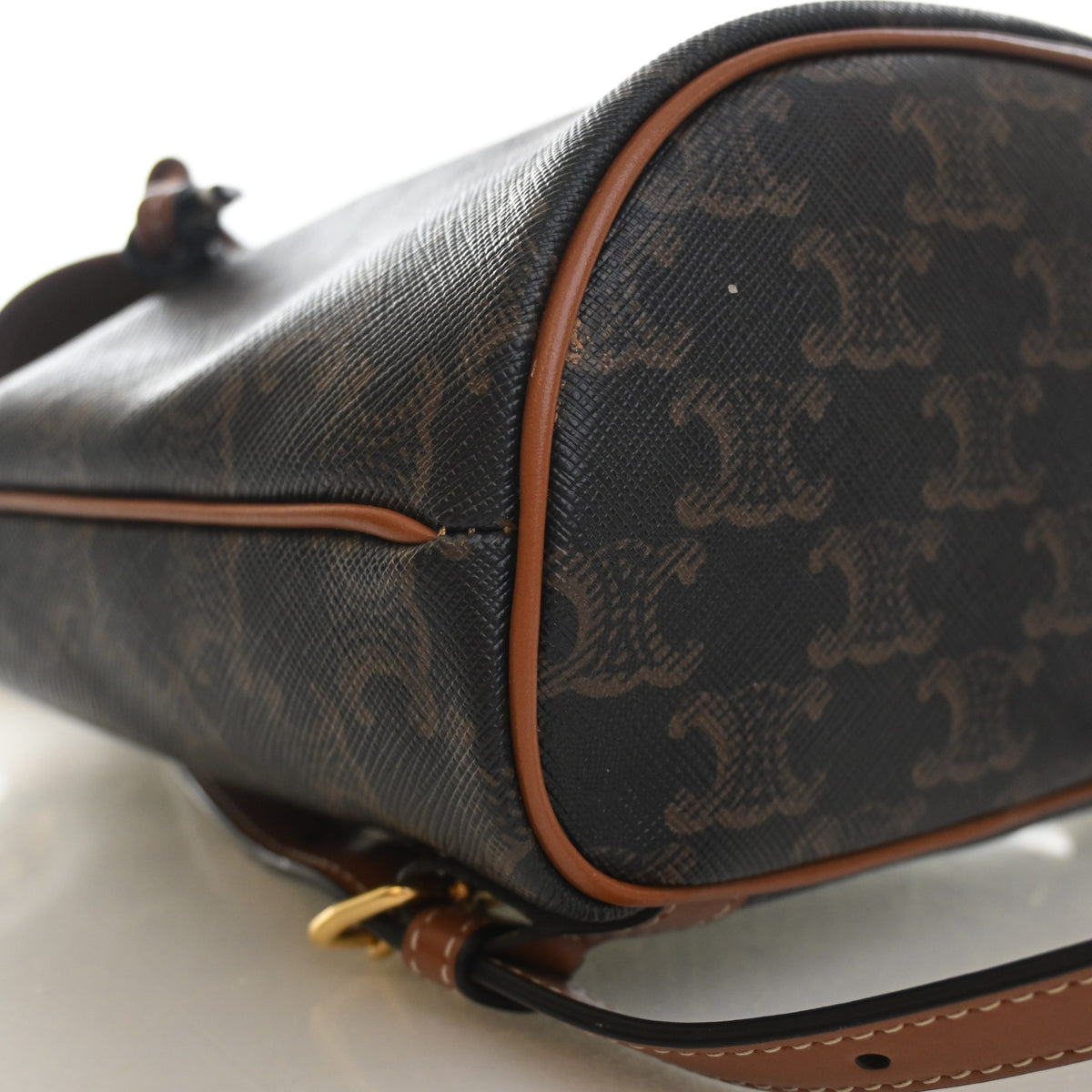 Celine Mini Triomphe Canvas Folco Backpack, photo 6 of 14