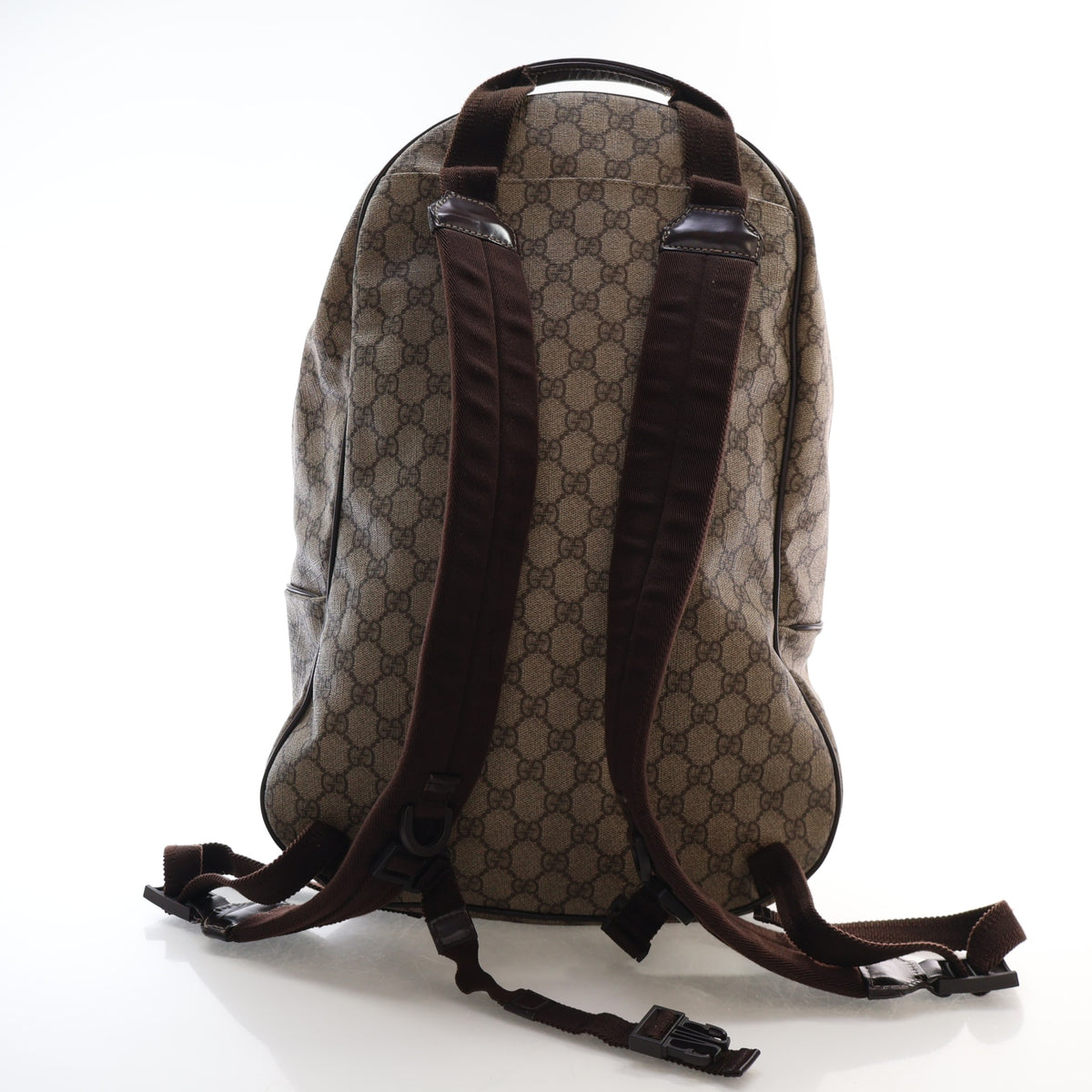 Pre-Owned Gucci Backpack GG Plus Monogram, back view